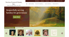 Desktop Screenshot of nortonfuneralhome.com