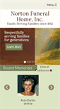Mobile Screenshot of nortonfuneralhome.com